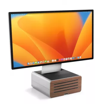 Podstawka pod monitor Twelve South HiRise Pro z miejscem do przechowywania dla iMac / Studio Display, srebrna