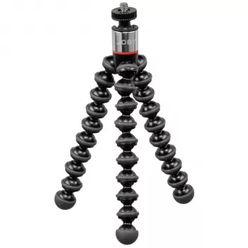 JOBY GorillaPod 325 Elastyczny Miniaturowy Statyw z Wbudowaną Głowicą Kulową, Czarny/Grafitowy