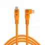 Tether Tools TetherPro USB-C Optima 10G Right-Angle Orange 3m