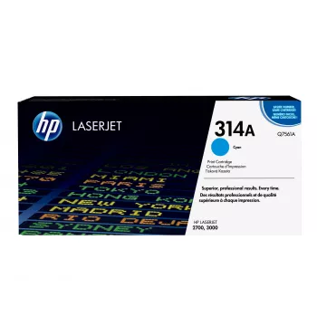 HP 314A Original Toner Cartridge Cyan Q7561A do Color LaserJet 2700, 3000 Series
