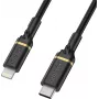 OtterBox Standard USB-C to Lightning Cable 1m Black Shimmer MFi Certified 60W PD