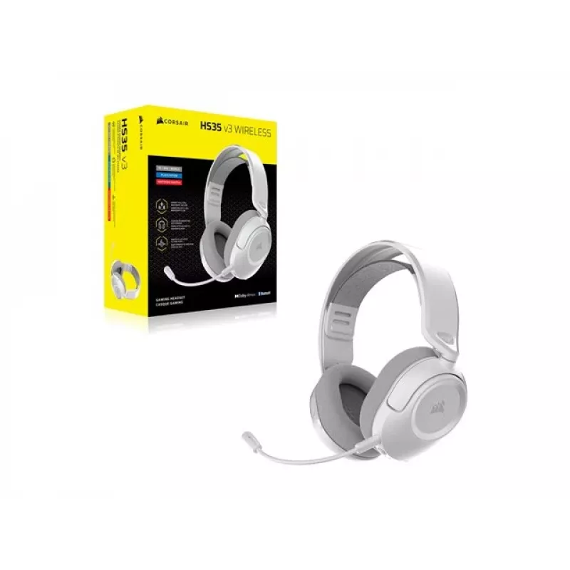 Słuchawki bezprzewodowe CORSAIR HS35 v3 White
