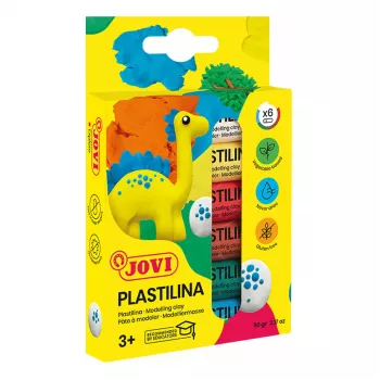 JOVI Plastilina Modeling Clay Assorted 6 Colors 15g Each 90g Total