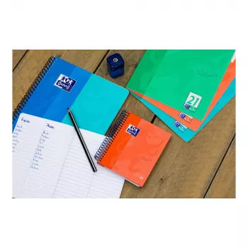 Oxford College Block European Book Touch A6 w kratkę 120 kartek 90 g/m² Optik Paper