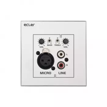Kindermann WPaMIX-T Panel ścienny XLR/RCA Volume/Mix