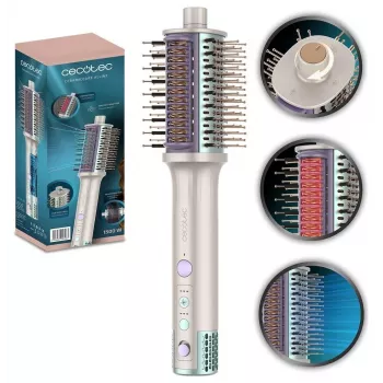 Cecotec CeramicCare Allin1 szczotka na gorące powietrze, 1500 W, 4 w 1: suszarka, modelowanie, szczotka powietrzna i szczotka prostująca