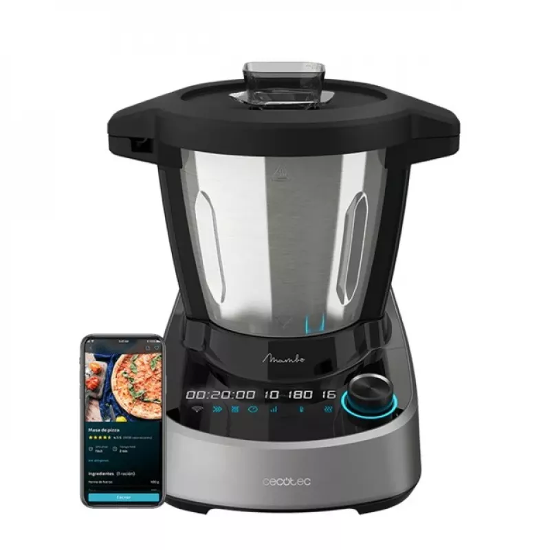 Cecotec Mambo 11090 Wielofunkcyjny Robot Kuchenny, 1700 W, 3,3 L, Stal Nierdzewna, Wi-Fi
