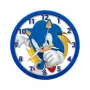 KIDS Sonic The Hedgehog Zegar ścienny 25 cm Okrągły Plastikowy Analogowy Kwarcowy Wielokolorowy