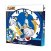 KIDS Sonic The Hedgehog Zegar ścienny 25 cm Okrągły Plastikowy Analogowy Kwarcowy Wielokolorowy