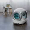 Cecotec Pumba 7000 CleanKitty Compact Connected Samoczyszcząca Kuweta dla Kotów, Wi-Fi, Pojemnik na Odpady 10L, Pojemność Żwirku 6L, Automatyczne Obracanie, Czujniki Bezpieczeństwa, Aplikacja na Smartfona