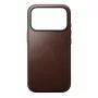 NOMAD Modern Leather Case dla iPhone 17 Pro - Rustic Brown Horween Leather z MagSafe