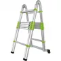 FIELDMANN Drabina Teleskopowa FZZ 4006 - 3,8m, 13 Szczebli, Nośność 150kg, Stop Aluminium