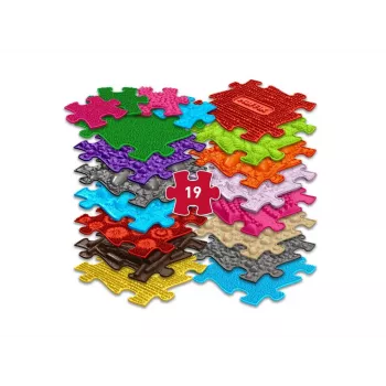 Zestaw mat sensorycznych ortopedycznych 19-w-1 XXL 19 puzzli Sensory Muffik / MFK-025-1