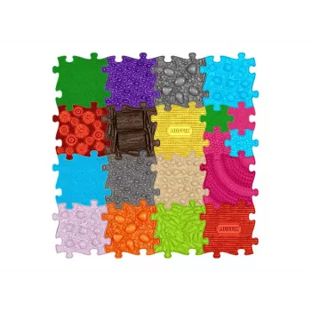 Zestaw mat sensorycznych ortopedycznych 19-w-1 XXL 19 puzzli Sensory Muffik / MFK-025-1