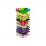 Zestaw mat sensorycznych ortopedycznych MUFFIK 15 w 1, kafelki łączone na puzzle do korekcji stóp koślawych, 15 sztuk, wielokolorowy
