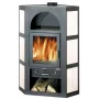 Piekarnik elektryczny do zabudowy Lahti Ceramica 71L Klasa energetyczna A 9 funkcji Czarny/Stal nierdzewna