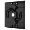 2N IP Solo Intercom Backplate - Czarny - 115 mm - 9155071