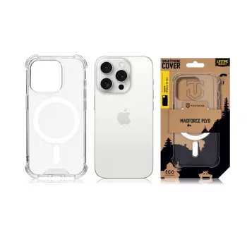 Tactical Back Cover MagForce Plyo do iPhone 15 Pro, przezroczysty