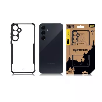 Tactical Back Cover Quantum Stealth Galaxy A35 5G Przezroczysty/Czarny