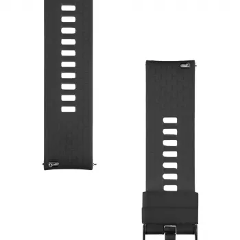 Taktyczny silikonowy pasek Quick Release 22mm Czarny