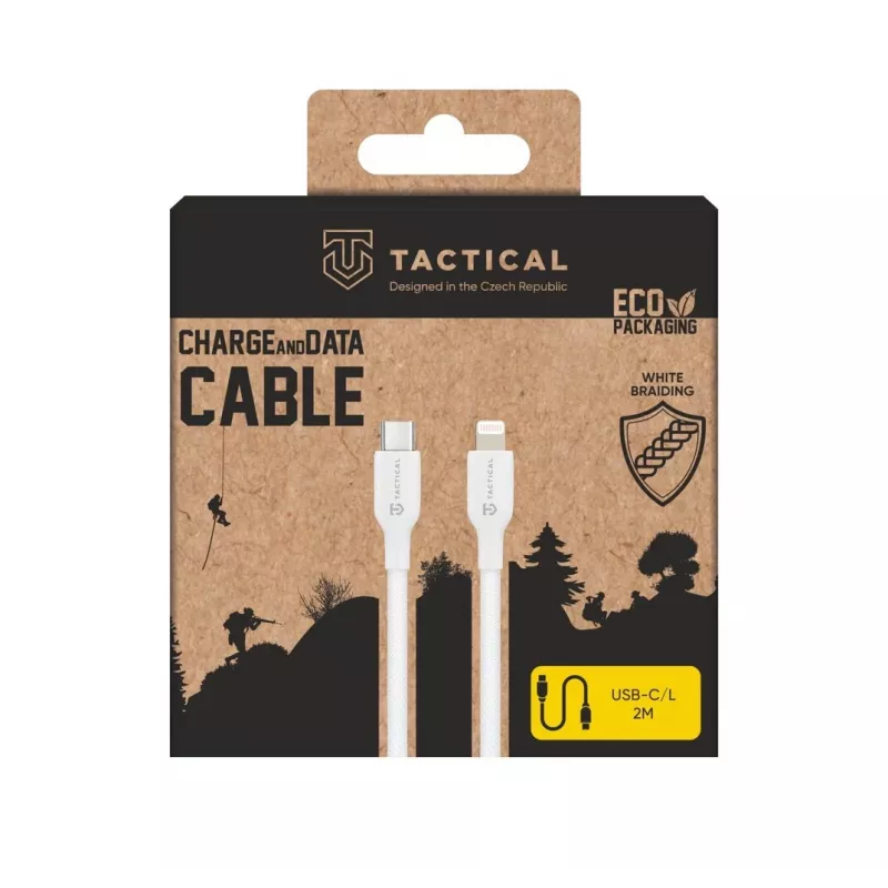 Tactical Stitch Thread Cable USB-C/Lightning White - Kabel - Cyfrowy/Dane