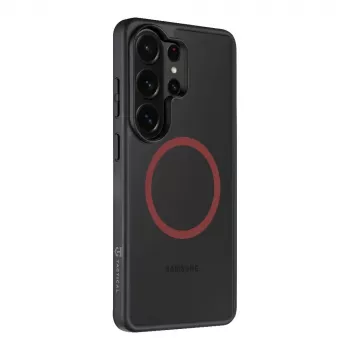 Taktyczne etui tylne MagForce Hyperstealth 2.0 do Samsung Galaxy S26 Ultra, czarno-czerwone