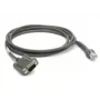 ZEBRA EVM RS232 Serial Data & Power Cable - 2m (7ft) for Nixdorf Beetle - 5V Direct Power with TTL Current Limit Protection