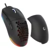 Rampage BLINK Przewodowa Mysz Gamingowa USB, 12800 DPI, RGB, Czujnik Optyczny, Czarny