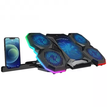 Rampage X-RANGER 9-17 RGB Adjustable Laptop Cooling Pad