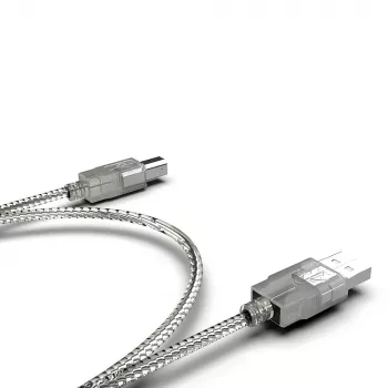 INCA USB 2.0 Printer Cable USB-A do USB-B Transparentny 1.8m