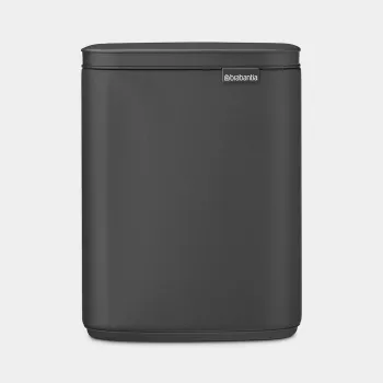 Brabantia Bo Kosz na śmieci 7 Litrów Mineral Infinite Grey
