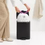Brabantia Bo Pedałowy Kosz na Śmieci 12 Litrów Matowa Czerń (238000)