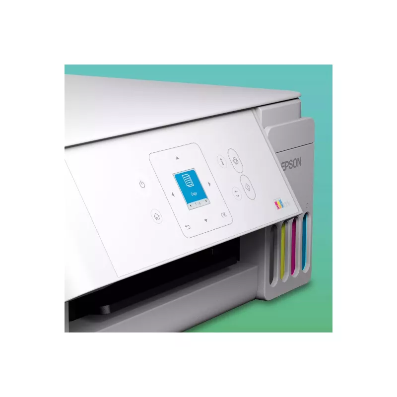 Epson EcoTank L3366 Wielofunkcyjna Drukarka Kolor A4 33ppm WLAN LCD 3.7cm Biała