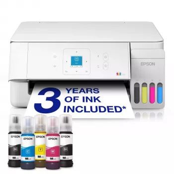 Epson EcoTank L3366 Wielofunkcyjna Drukarka Kolor A4 33ppm WLAN LCD 3.7cm Biała