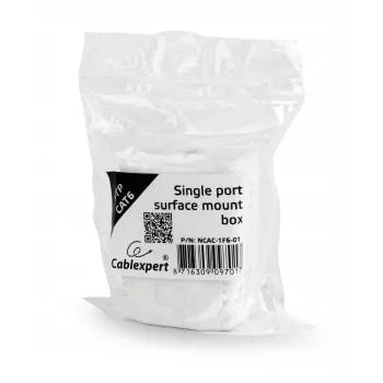 Gembird Cablexpert NCAC-1F6-01 Puszka natynkowa sieciowa