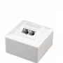 Gembird Cablexpert MWS-2S6-01 Gniazdo zasilające z płytą ścienną RJ45 Cat.6 Biały
