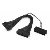 GEMBIRD CC-PSU24-01 24-pinowy przedłużacz zasilania ATX, męski na żeński, 30 cm, czarny