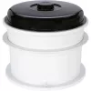 WECK Juicer Kombi-Set Elektryczny Garnek do Wekowania z Sokowirówką Parową, 29L, 1800W, Stal Nierdzewna
