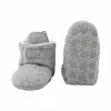 Lodger Fleece Drizzle Baby Booties z antypoślizgową podeszwą Szary 6-12 miesięcy