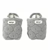 Lodger Fleece Drizzle Baby Booties z antypoślizgową podeszwą Szary 6-12 miesięcy