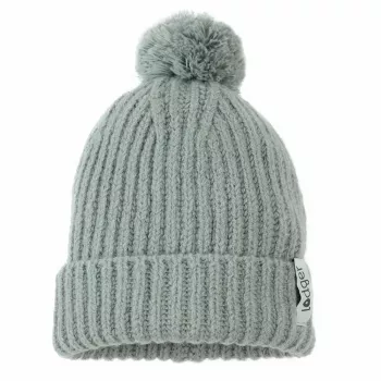 Lodger 100% Merino Wool Beanie Hat Mint Silk 6-12 Months