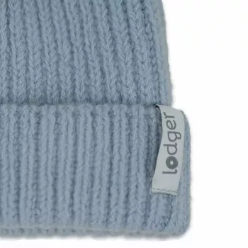 Czapka dziecięca Lodger 100% Merino Wool Baby Beanie Hat Blue Fogg 6-12 Months