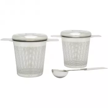 Bredemeijer 2x Stainless Steel Tea Filter with Tea Spoon 191003