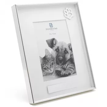 Ramka na zdjęcie Zilverstad z łapką 10x15 Metalowa Portret Srebrna