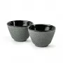 Bredemeijer Xilin Cast Iron Tea Cup Set of 2 Light Green 153095
