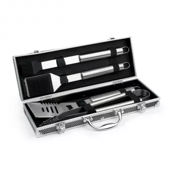 Leopold Vienna 4-częściowy zestaw narzędzi BBQ w aluminiowej walizce LV311000