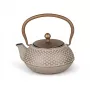 Bredemeijer Jiangxi 0.7L Cast Iron Teapot Beige with Stainless Steel Infuser 153203