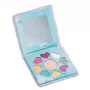 Paleta cieni do powiek dla dzieci Souza! z lusterkiem w puszystym etui jednorożca, 9 odcieni