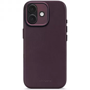 ELMARC B.V. Decoded Leather Backcover do iPhone 17 z MagSafe (Dark Ruby)