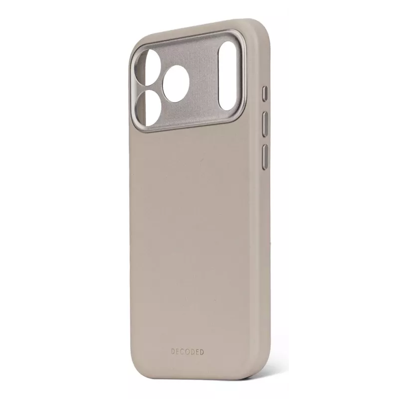 Skórzana tylna obudowa Decoded do iPhone 17 Pro Max, kompatybilna z MagSafe, kolor Solid Clay